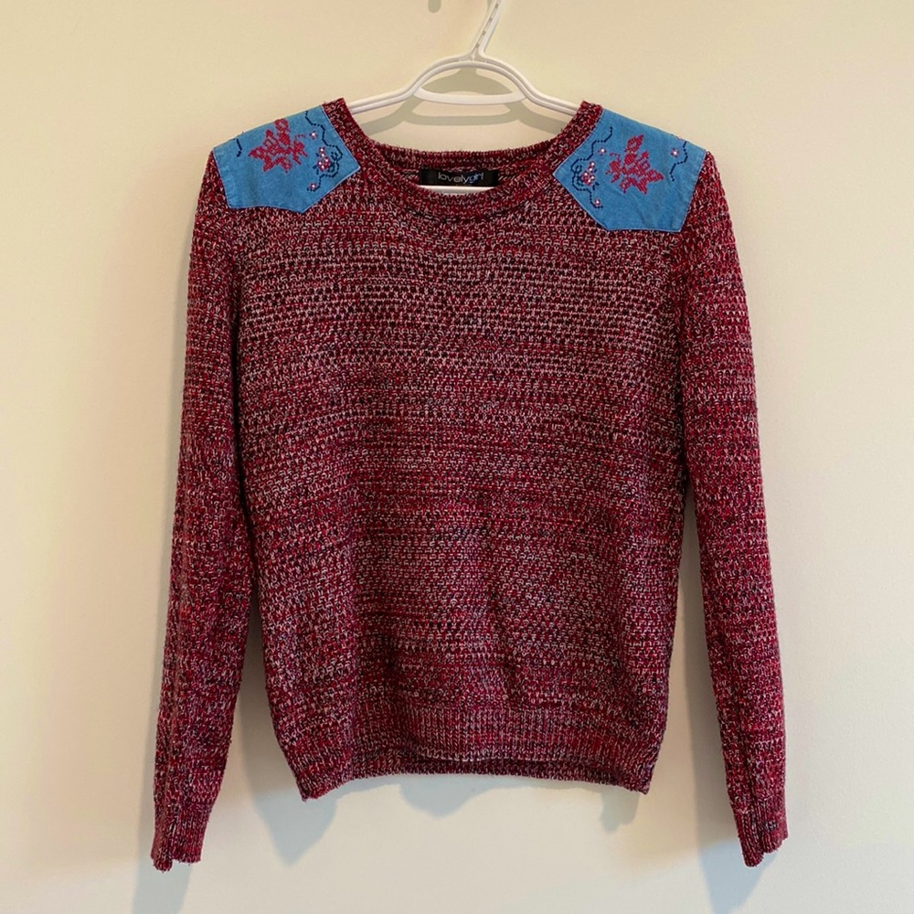 Lovelygirl brand sweater, size large (approximately size 6)